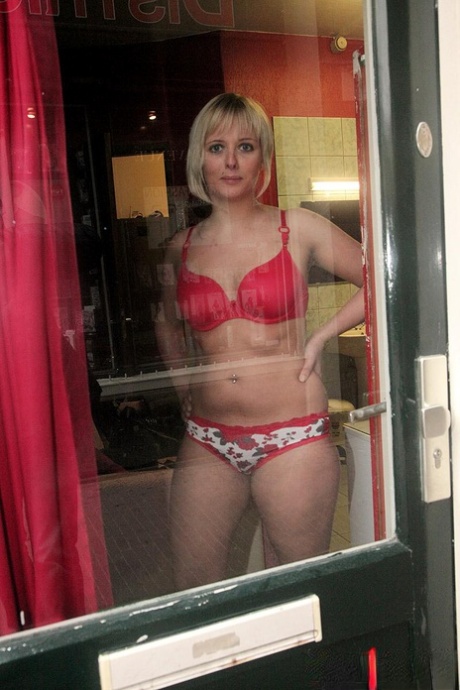 Blonde sex worker gets paid by an old man to fuck his virgin son 49314511
